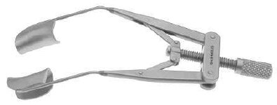 Lieberman Adjustable Eye Speculum Solid Blades, 15mm Blades