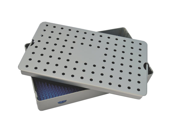 Aluminum Sterilization Tray Size 10" L X 6" W X 1.5" H,  Large Deep Tray - CalTray A4000