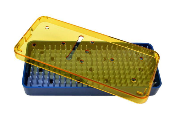 Plastic Sterilization Trays L 6'' x W 2.5'' x H 0.75'' For Micro Surgical Instruments